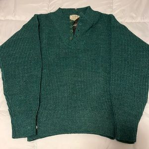 LL bean High trek yarn 55% acrylic 25% wool sweater men’s medium
